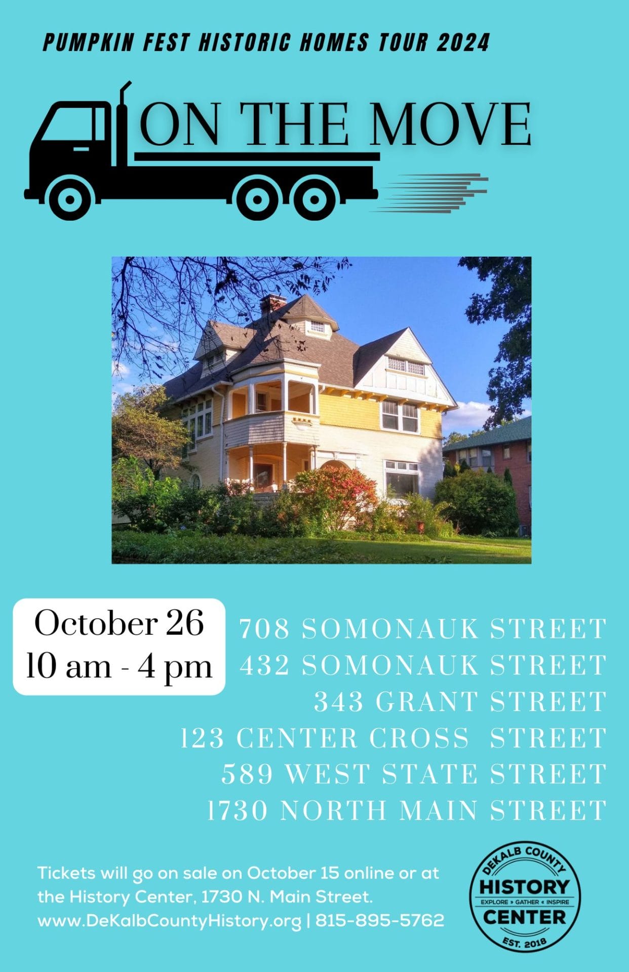 Pumpkin Fest Historic Homes Tour