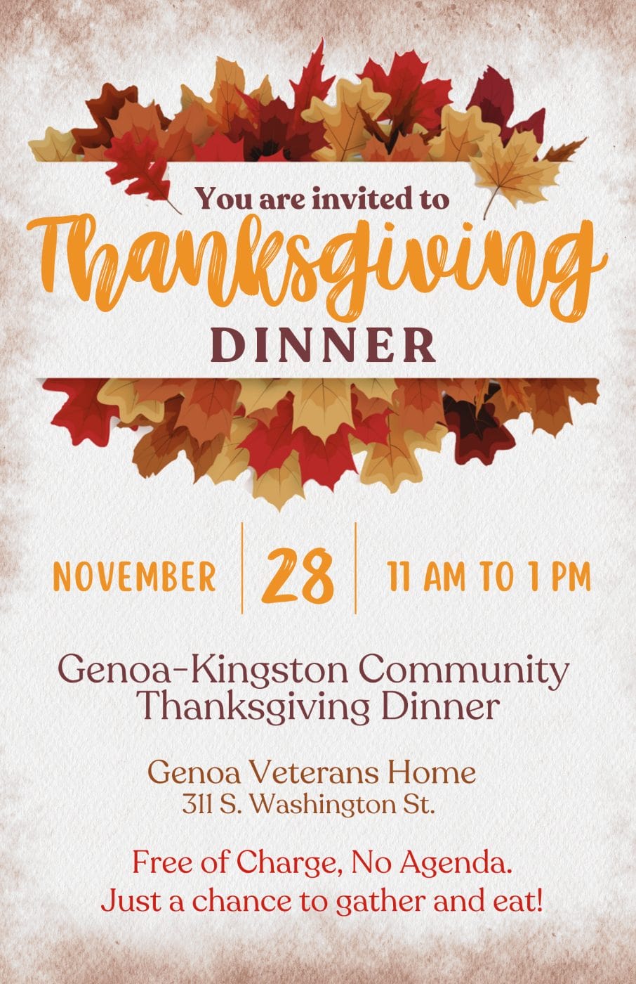 Community Thanksgiving Dinner