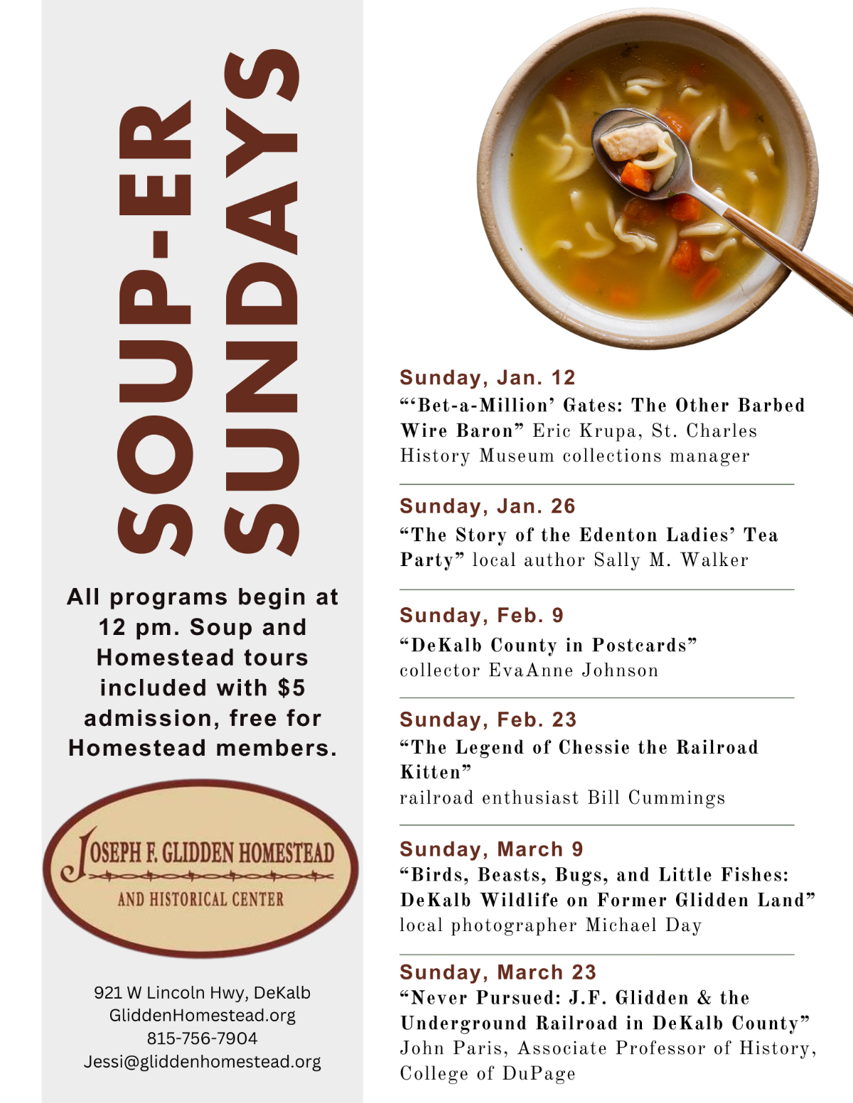 Soup-er Sundays 2025