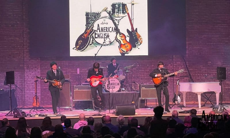 American English, Beatles Tribute Band, performing