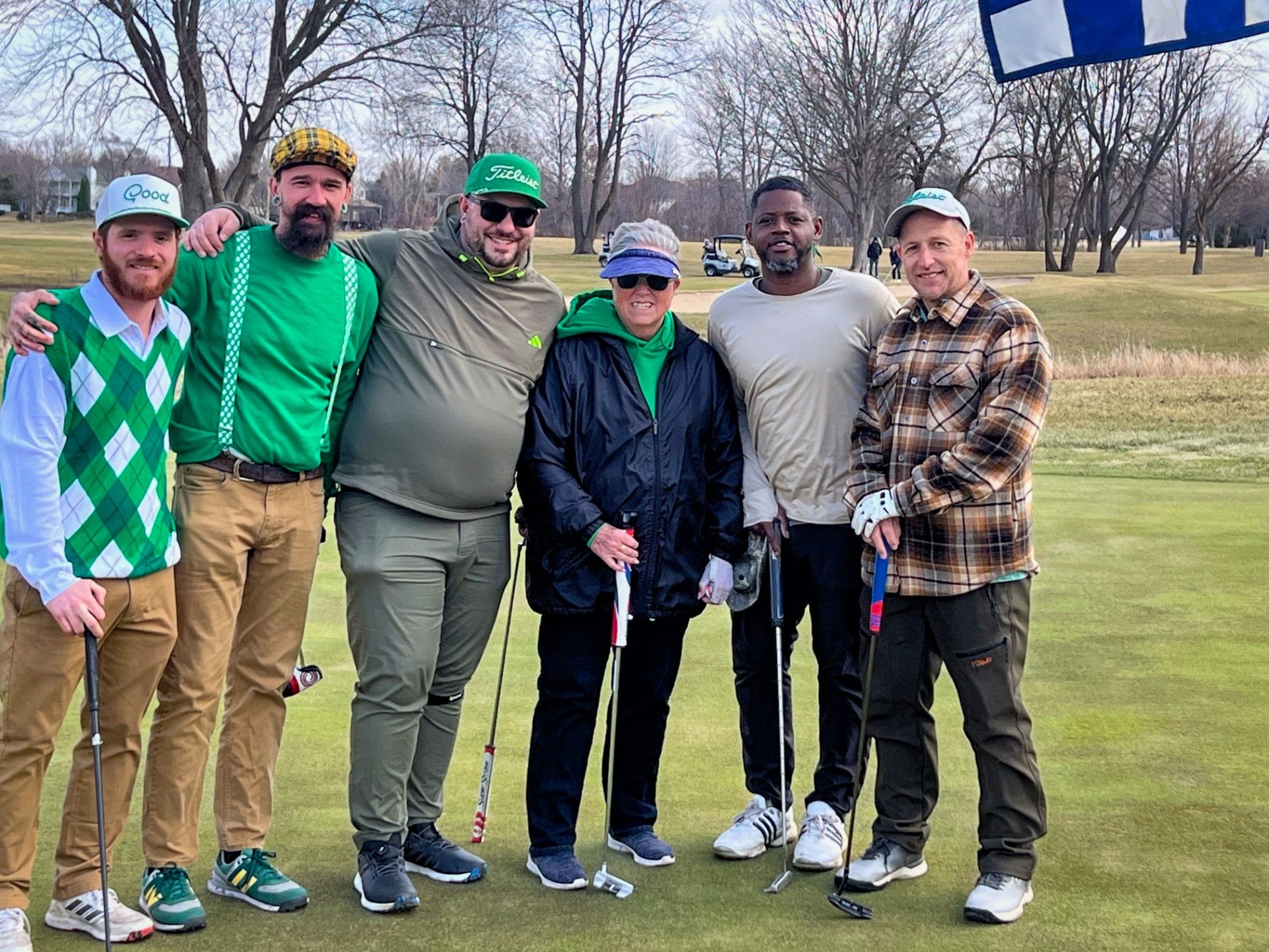 Group at Shamrock Scramble at River Heights