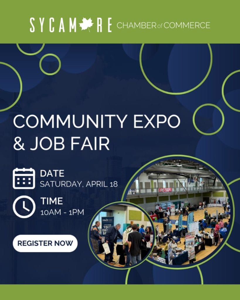 Sycamore Chamber Expo 2026 flyer