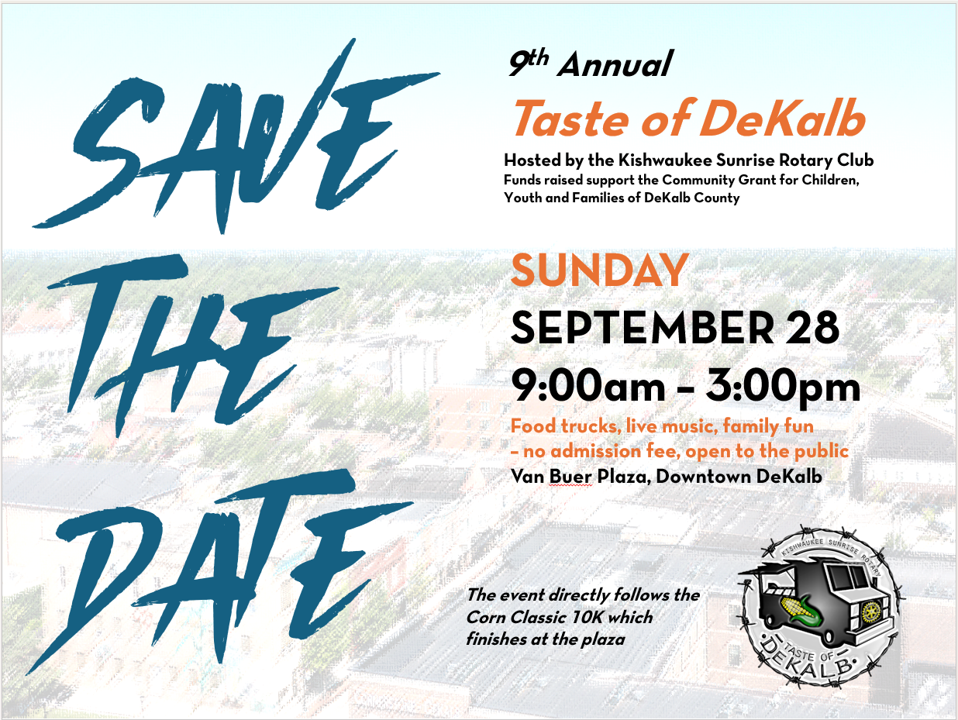 Taste of DeKalb Save the Date