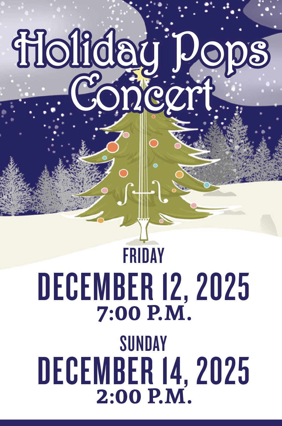 Holiday Pops Concert flyer