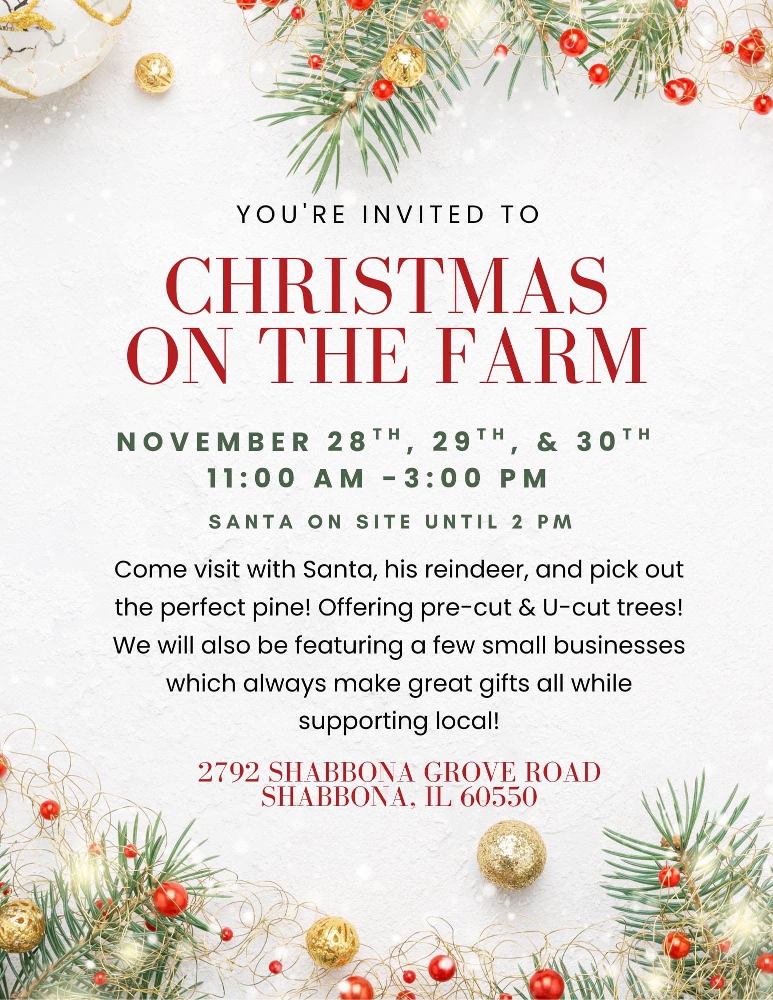 Christmas on the Farm