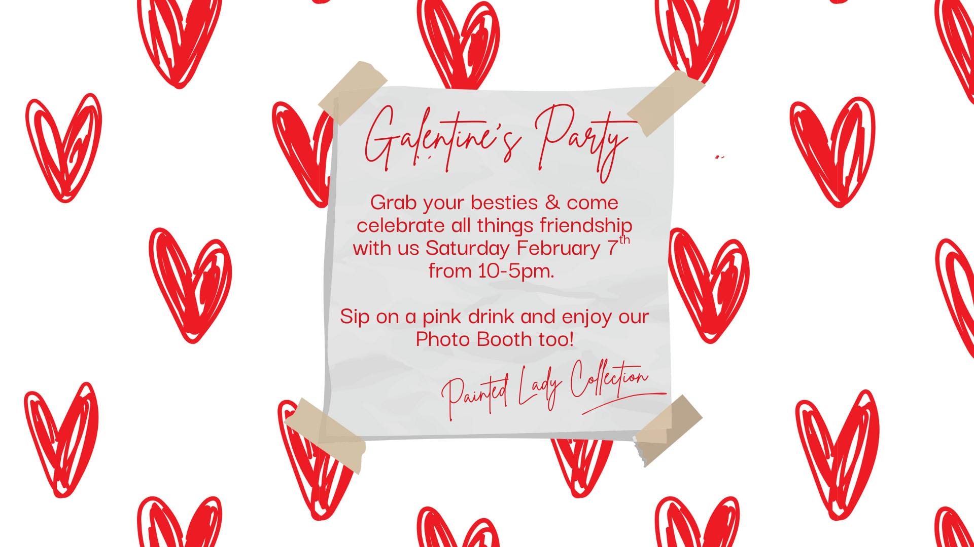 Galentine's Day at Painted Lady Collection event cover