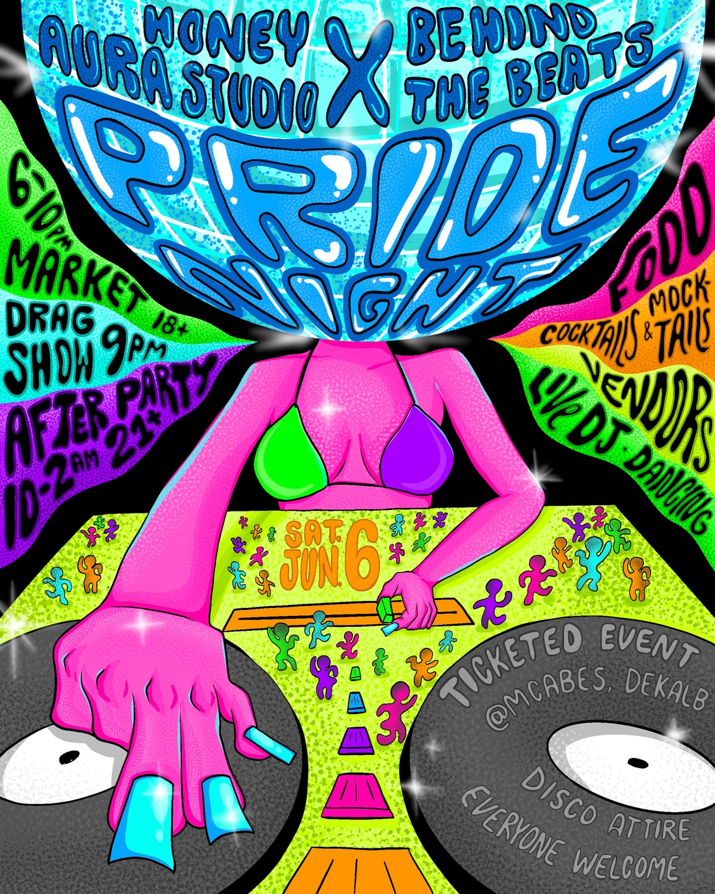 Pride Night Disco flyer